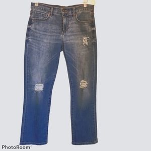 NWOT Distressed Banana Republic Girlfriend Jean